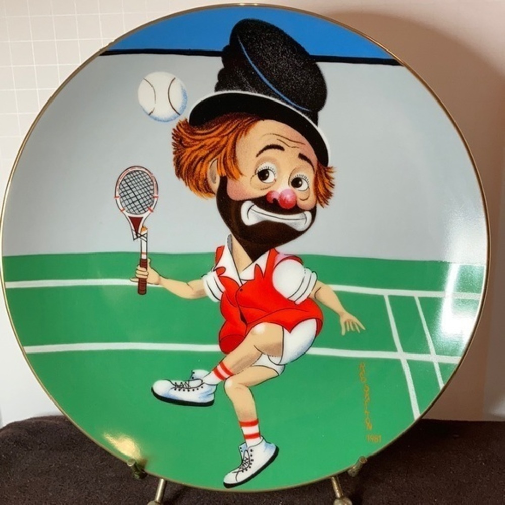 Vtg Red Skelton’s clown plate “Love that Freddie”